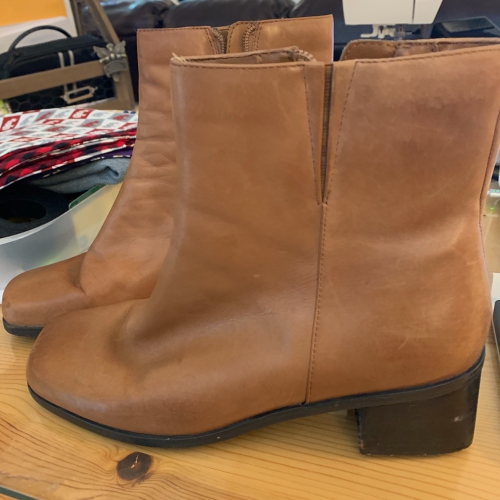 Brown Leather Boots
